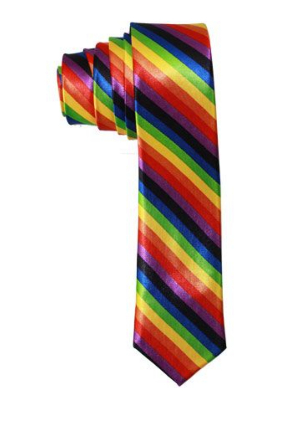 rainbow neck tie