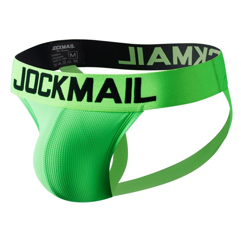 Buy MEN'S JOCKMAIL JM240 JOCKSTRAP - GREEN Online At DevaDave Salon ...