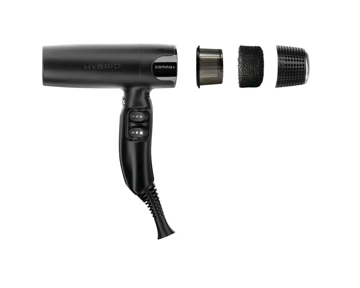 Gamma+ Hybrid Hair Dryer Black Gamma+ | SKU: GP102B - Image 4